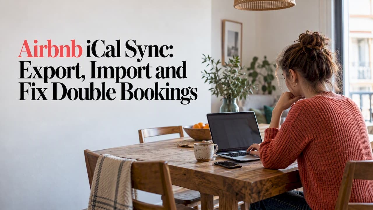 Airbnb iCal Sync: Export, Import and Fix Double Bookings